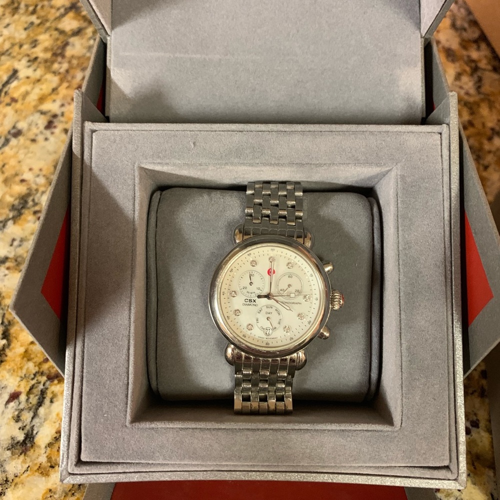 Michele CSX Diamond Watch